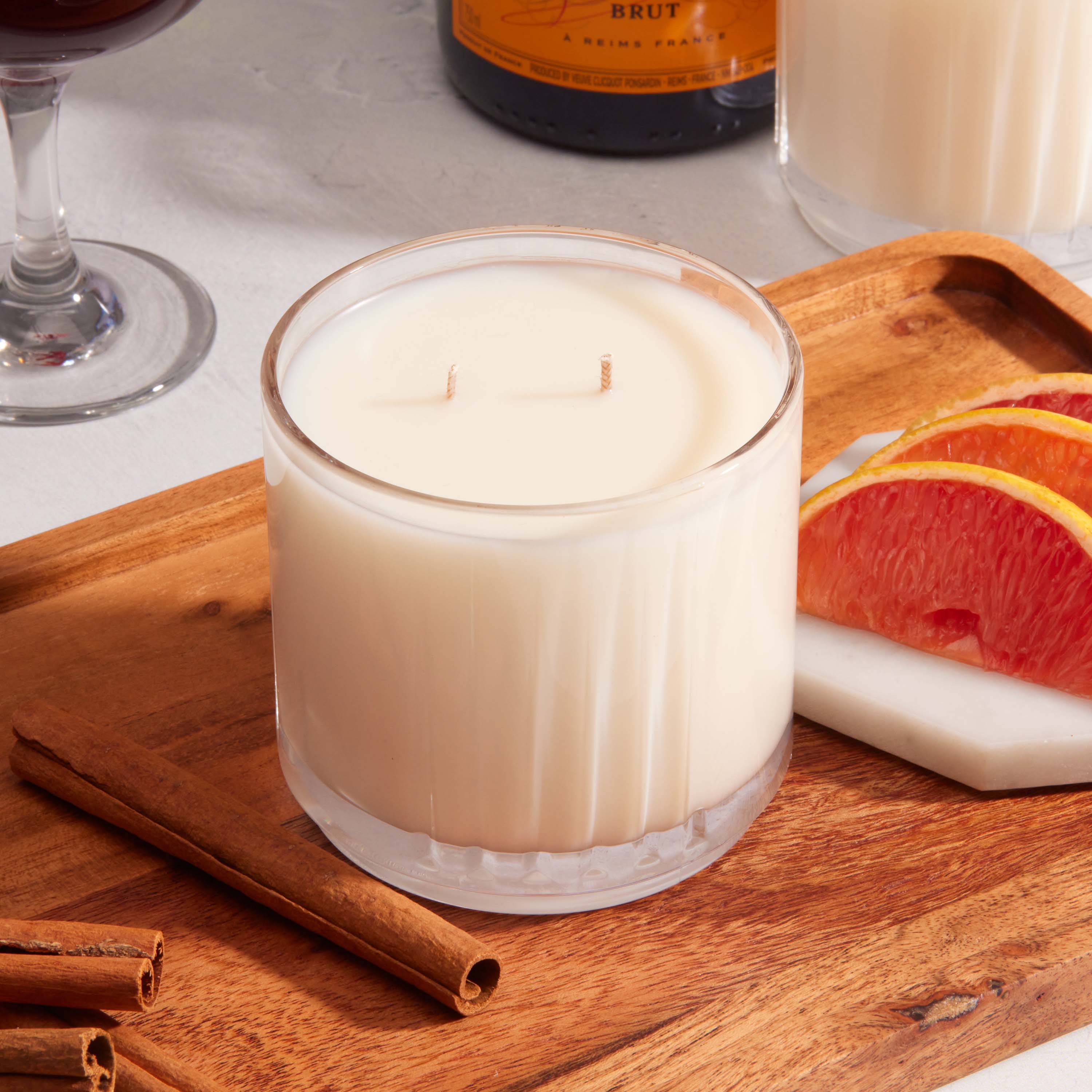 Cinnamon Sticks Luxury Coconut + Soy Wax Wood Wick Candle